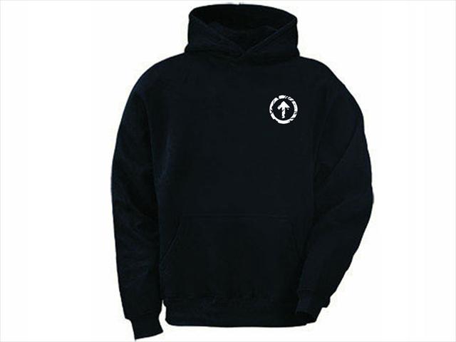 Above the influence anti drugs pullover hooded sweatshirt