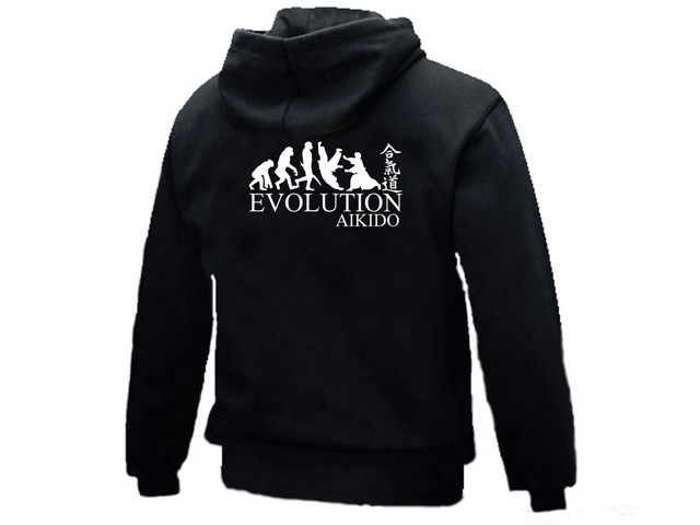 Aikido ai ki do evolution japanese martial arts pullover hoodie