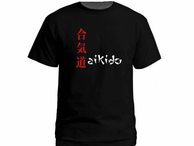 Aikido japanese martial arts MMA t-shirt 2