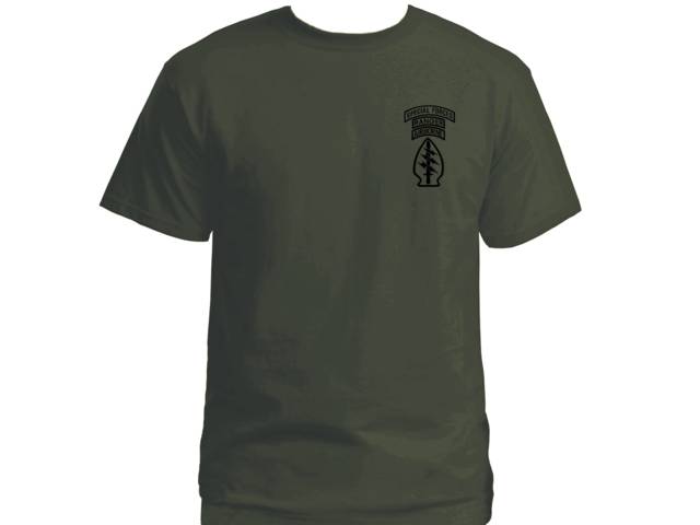 US army rangers army green t-shirt