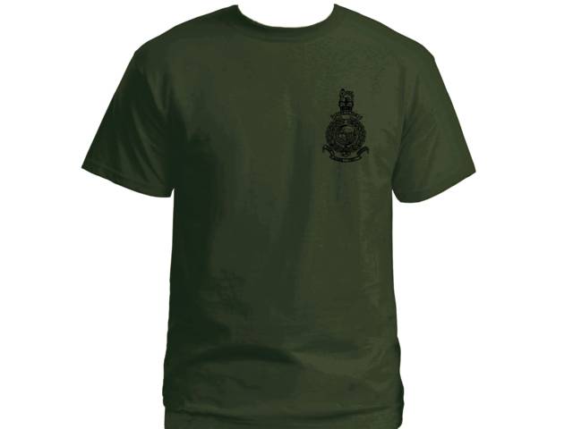 United Kingdom Royal marines silk printed t shirt