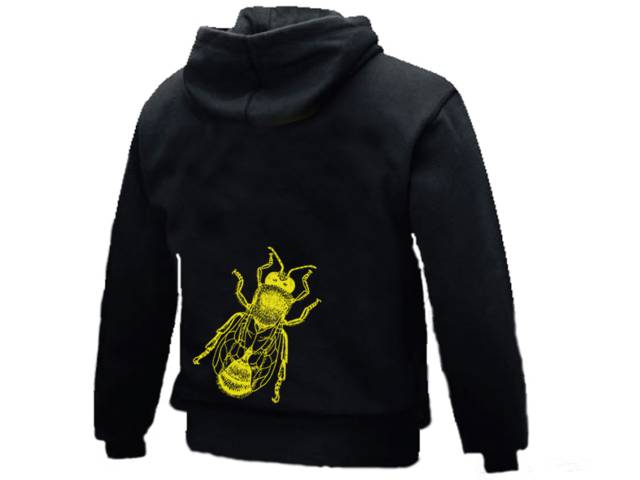 Big honey bee cool insects graphic sweat hoody
