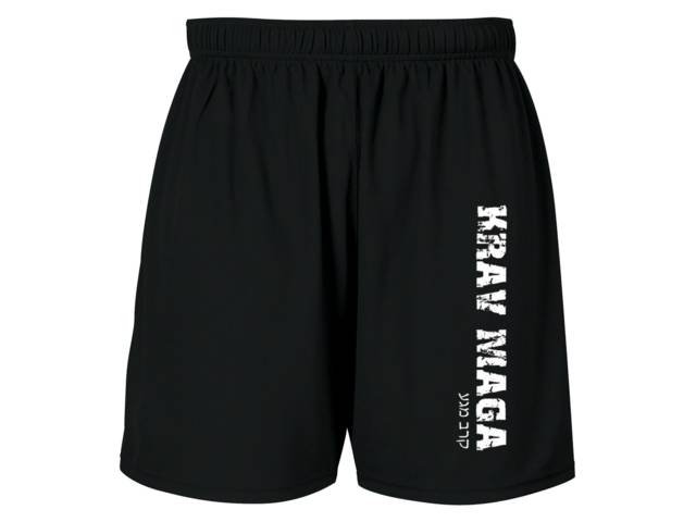 Krav maga moisture wicking polyester black shorts 2