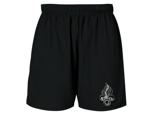 French Legion Fleur de Lis moisture wicking polyester shorts