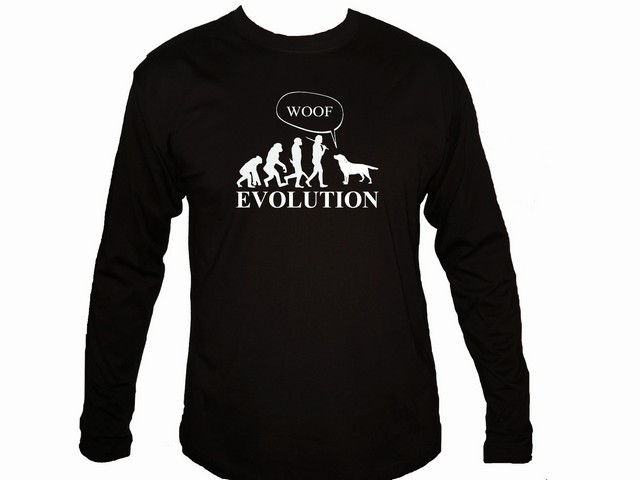 Evolution Labrador Retriever funny evolve sleeved shirt