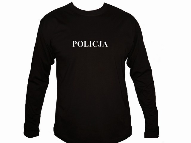 Policja polish police poland pride polska sleeved t-shirt