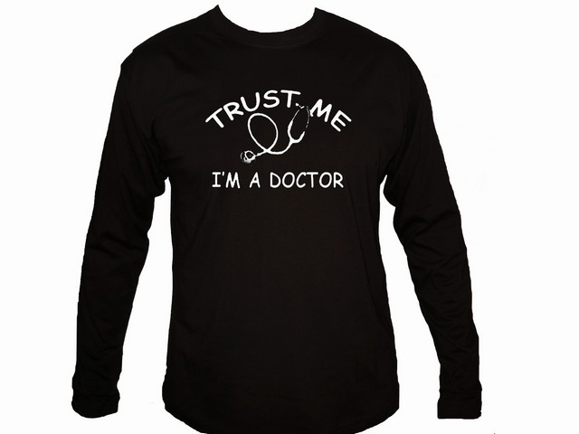 Trust me-I'm a doctor professions geeks sleeved t-shirt