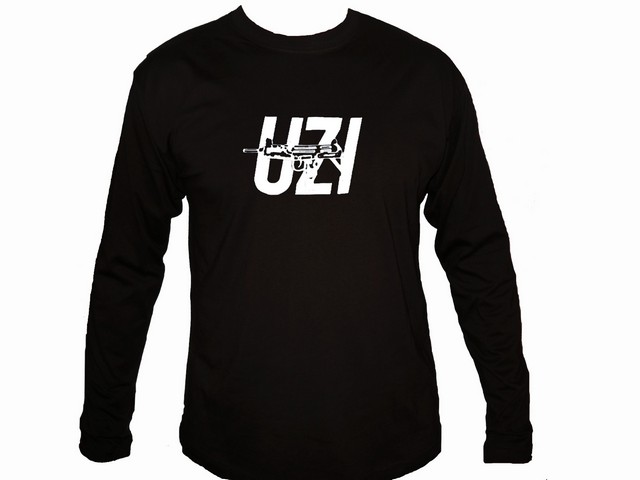 The Uzi gun machine rifle sleeved t-shirt