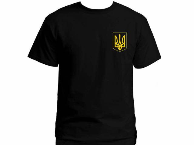 Ukrainian coat of arms national symbol tryzub t shirt 2