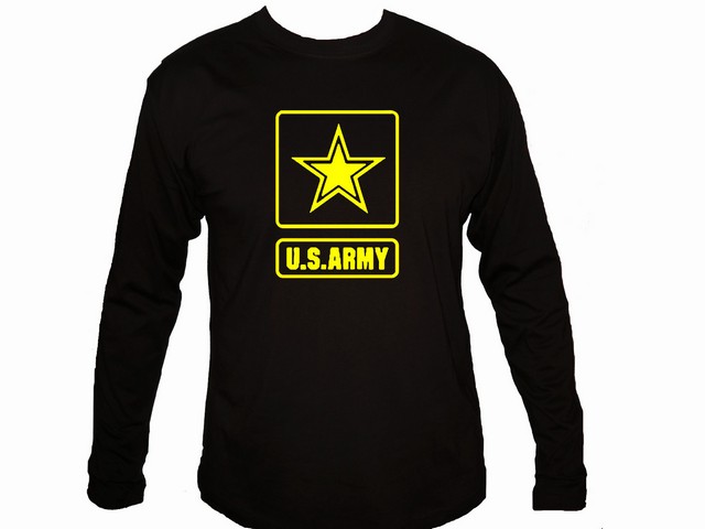 US army emblem sleeved t shirt