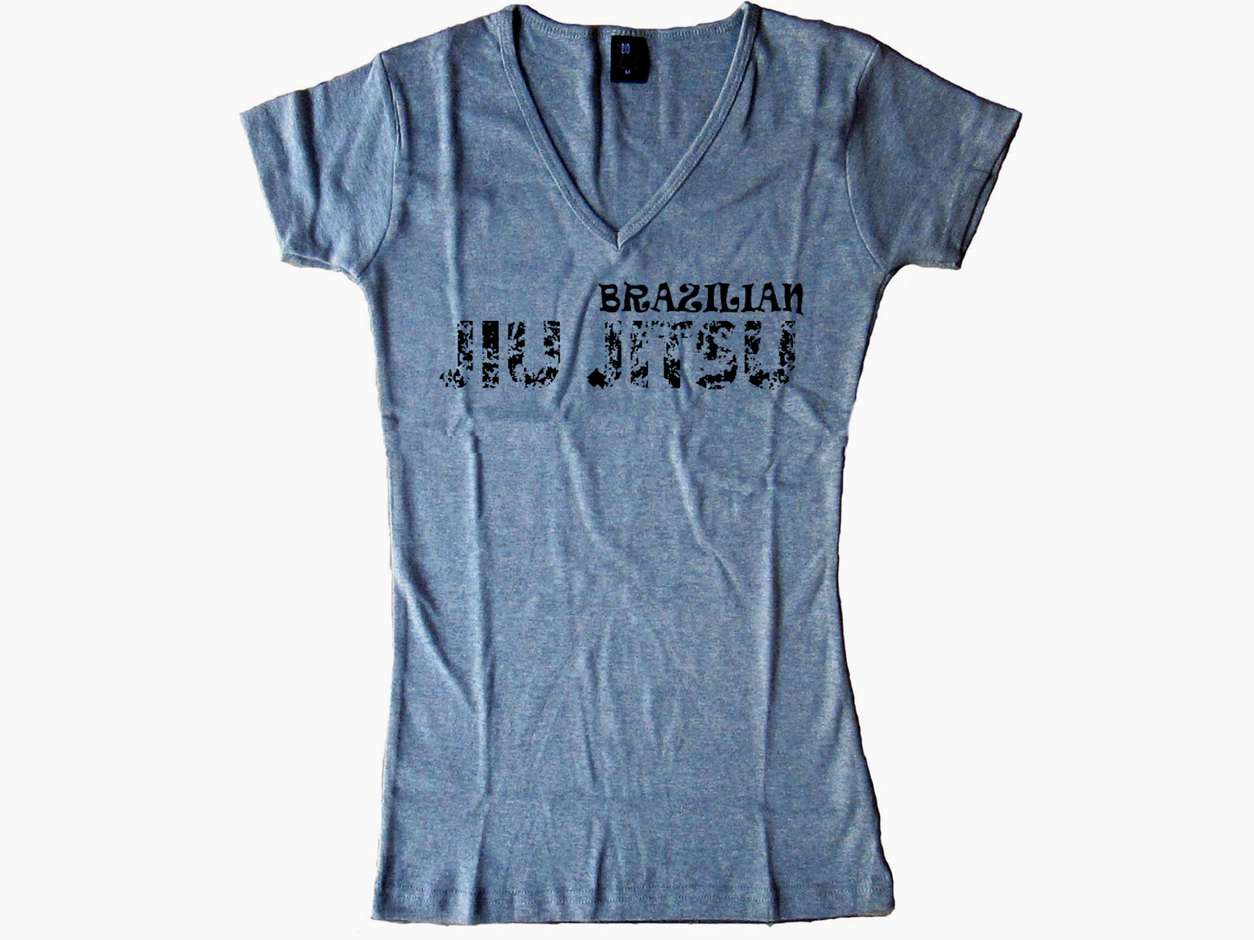 Brazilian jiu jitsu women gray t-shirt