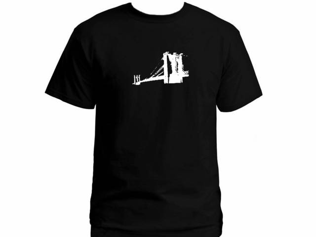 Brooklyn bridge New York design graphic t-shirt 2