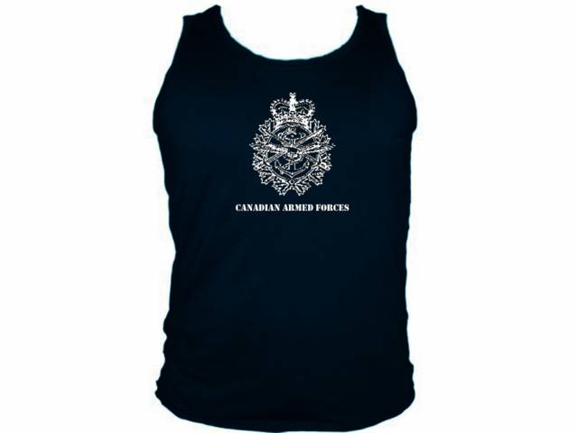 Canadian Armed Forces emblem muscle sleeveless tank top