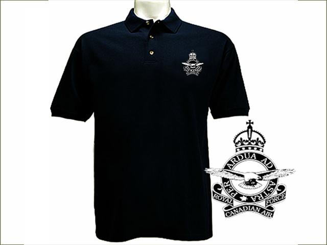 Canadian Air Force canada special forces polo style tee shirt