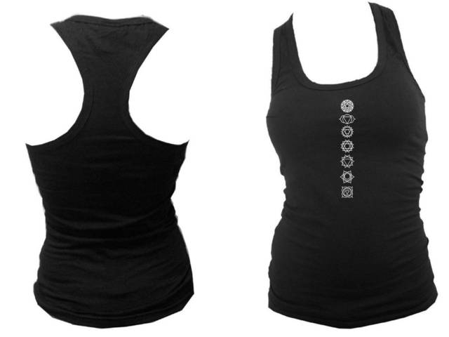 7 Chakras Prana energy women tank top S/M