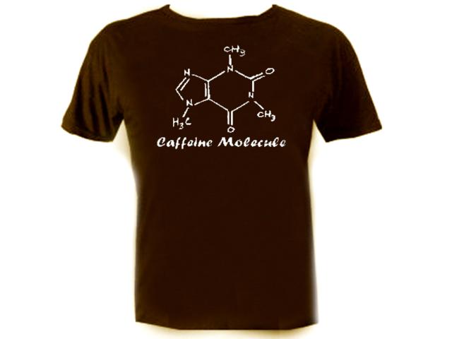 Caffeine molecule chemical nerdy graphic t shirt