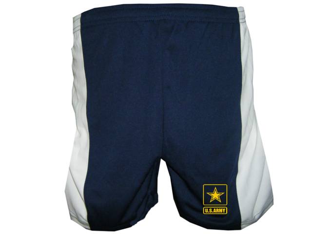 US army emblem training polyester shorts