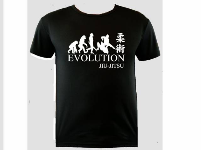 Jiu Jitsu evolution martial arts moisture wicking training polyester t-shirt