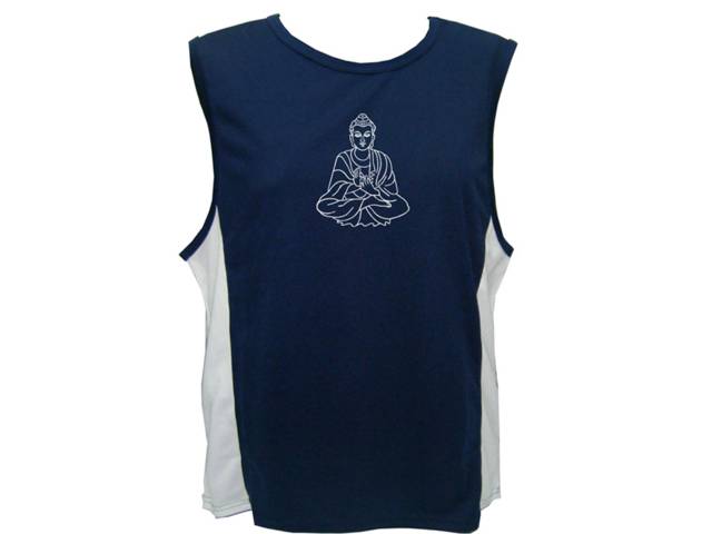 Buddha budah yoga apparel moisture wicking sleeveless shirt
