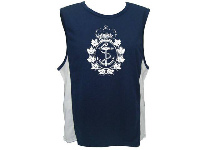 Royal Canadian Navy forces army moisture wicking muscle sleeveless shirt