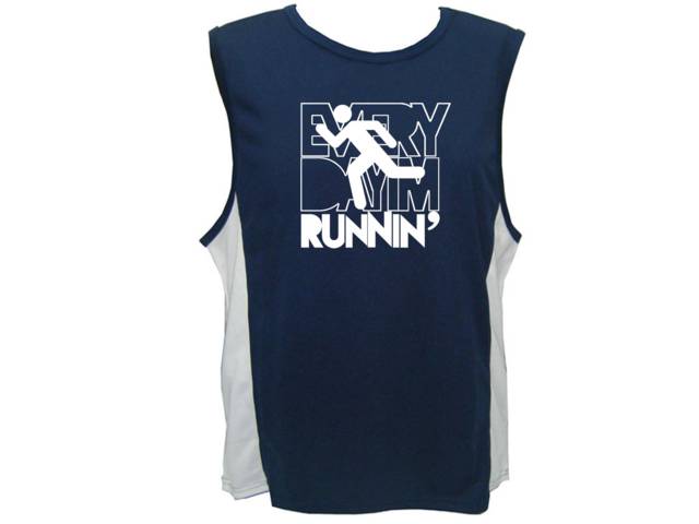 Everyday I'm running parody moisture wicking polyester tank top