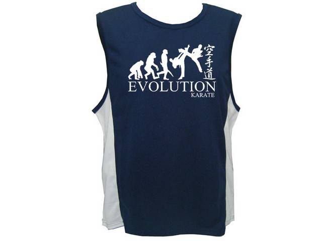 Evolution Karate martial art moisture wicking sports sleeveless shirt