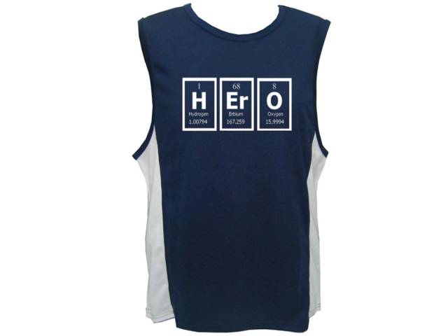 Geeks wear Hero - periodic table moisture wicking tank top