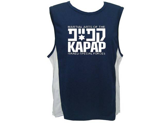 Kapap krav panim el panim training polyester muscle tee shirt