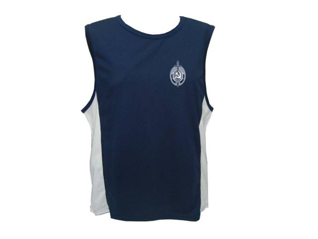 NKVD Russian security agency retro sweat proof sleeveless tank top