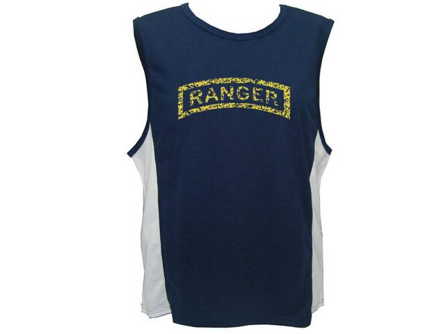US commando rangers moisture wicking training sleeveless top shirt