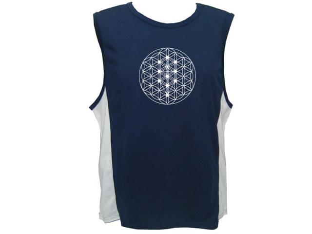 Tree of life-sacred geometry polyester tank top