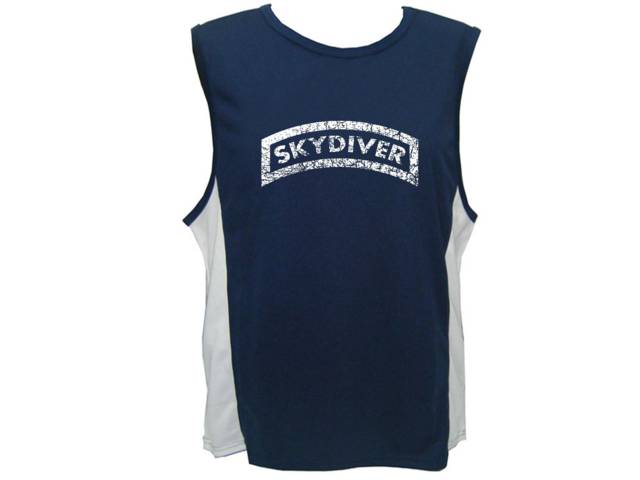 Skydiver freefall parachutist skydiving moisture wicking tank top