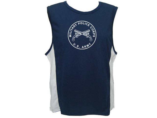 Military Police MP moisture wicking poyester tank top