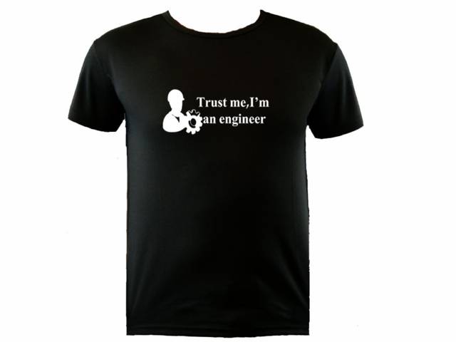 Trust me I'm an engineer geeks moisture wick polyester t-shirt