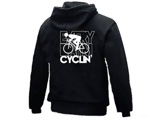 Everyday I'm cycling funny parody bicycle sweat hoodie