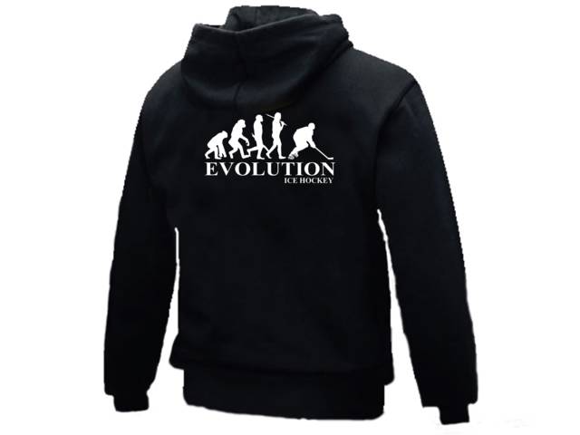 Ice hockey evolution evolve customized hoodie