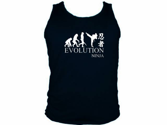 Evolution of ninja evolve mens sleeveless shirt