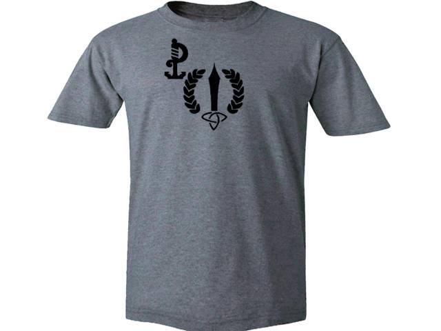 Army Ranger Wing ARW Irish Special Forces ops gray t-shirt