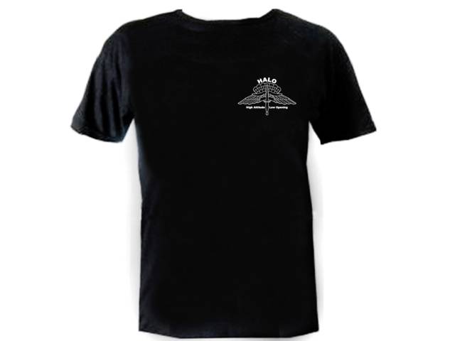 HALO military free fall shirt