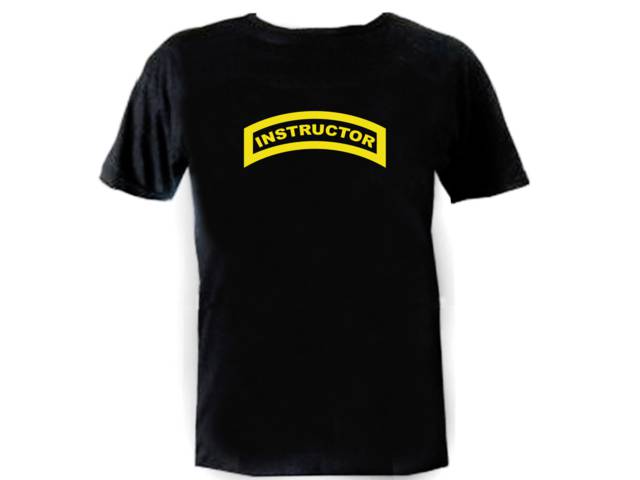 Instructor badge customized t-shirt 2