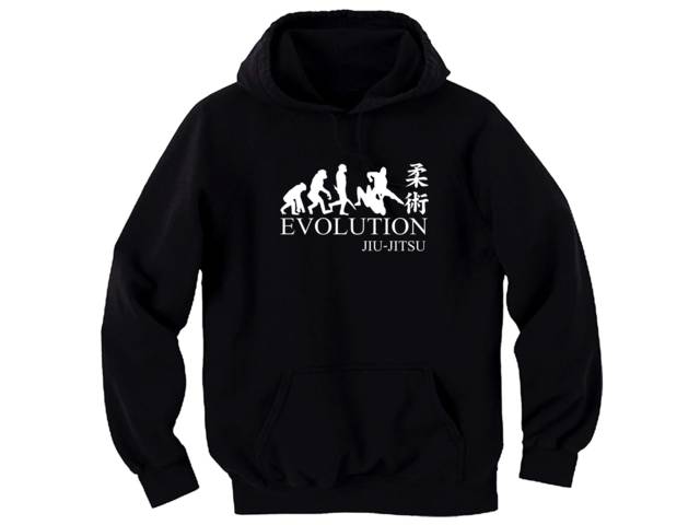 Evolution Jiu Jitsu Japanese martial arts pullover hoodie