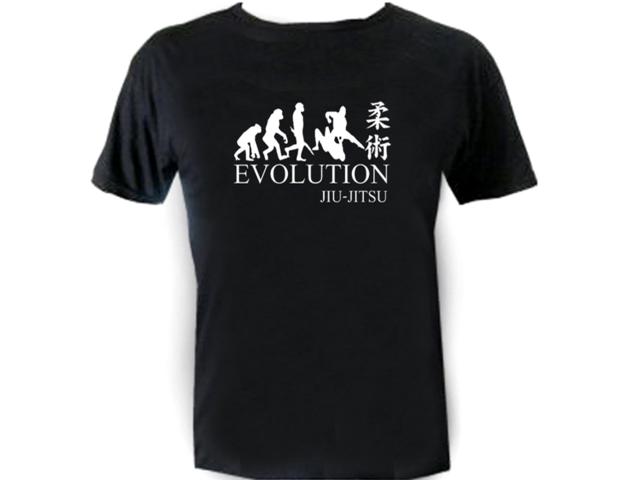 Evolution jiu jitsu silk printed t shirt