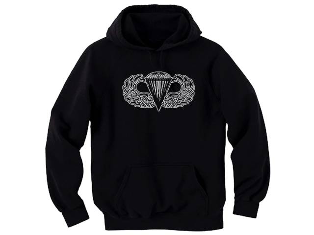 US parachutist wings  the Jump Wings graphic hoodie