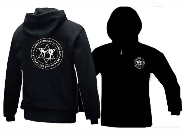 Krav Maga emblem back & front print hoodie