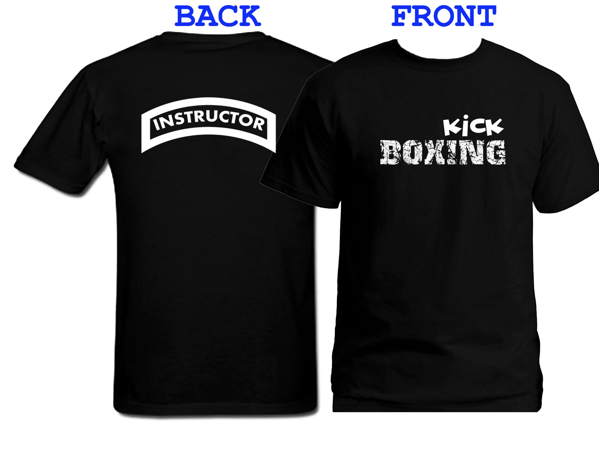 Kickboxing instructor new 100% cotton t-shirt