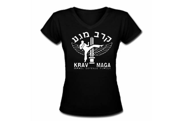 Krav maga emblem women teen girls customized tshirt