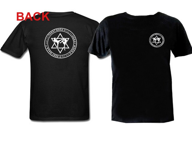 Krav maga front & back print t-shirt