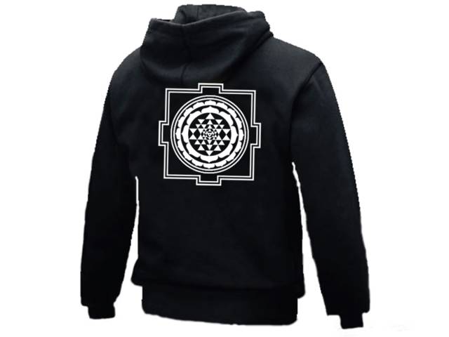 Mandala sri yantra yoga buddhist sacred art graphic hoody