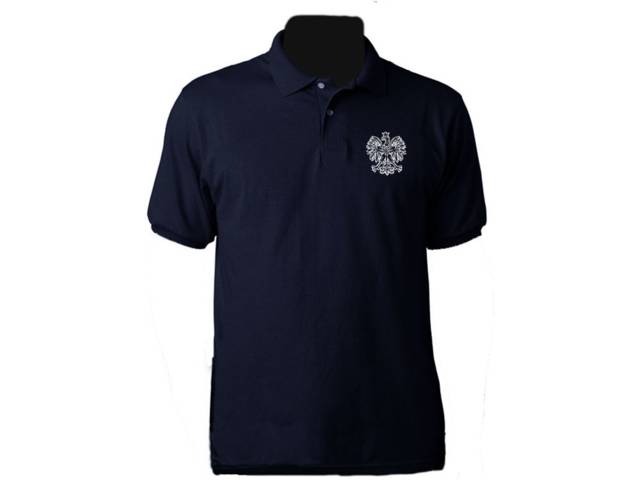 Poland coat of arms Polish Eagle moisture wicking polo t-shirt