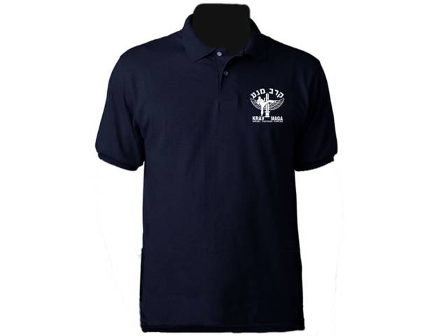 Israel krav maga moisture wick polyester polo style t-shirt